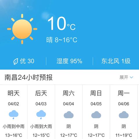 南昌十五天天气预报（江西南昌十五天天气预报）
